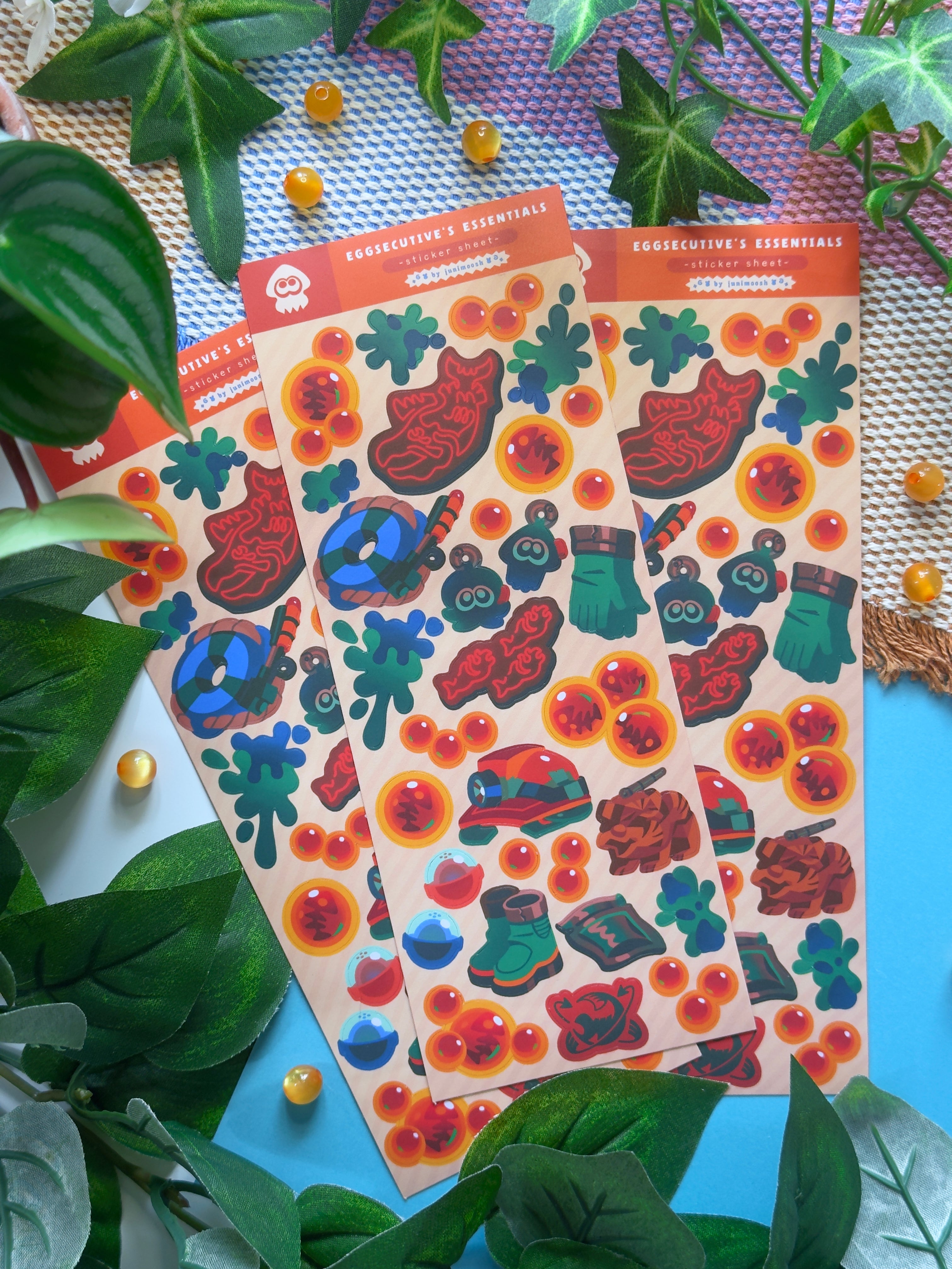 Eggsecutive's Essentials - Sticker Sheet