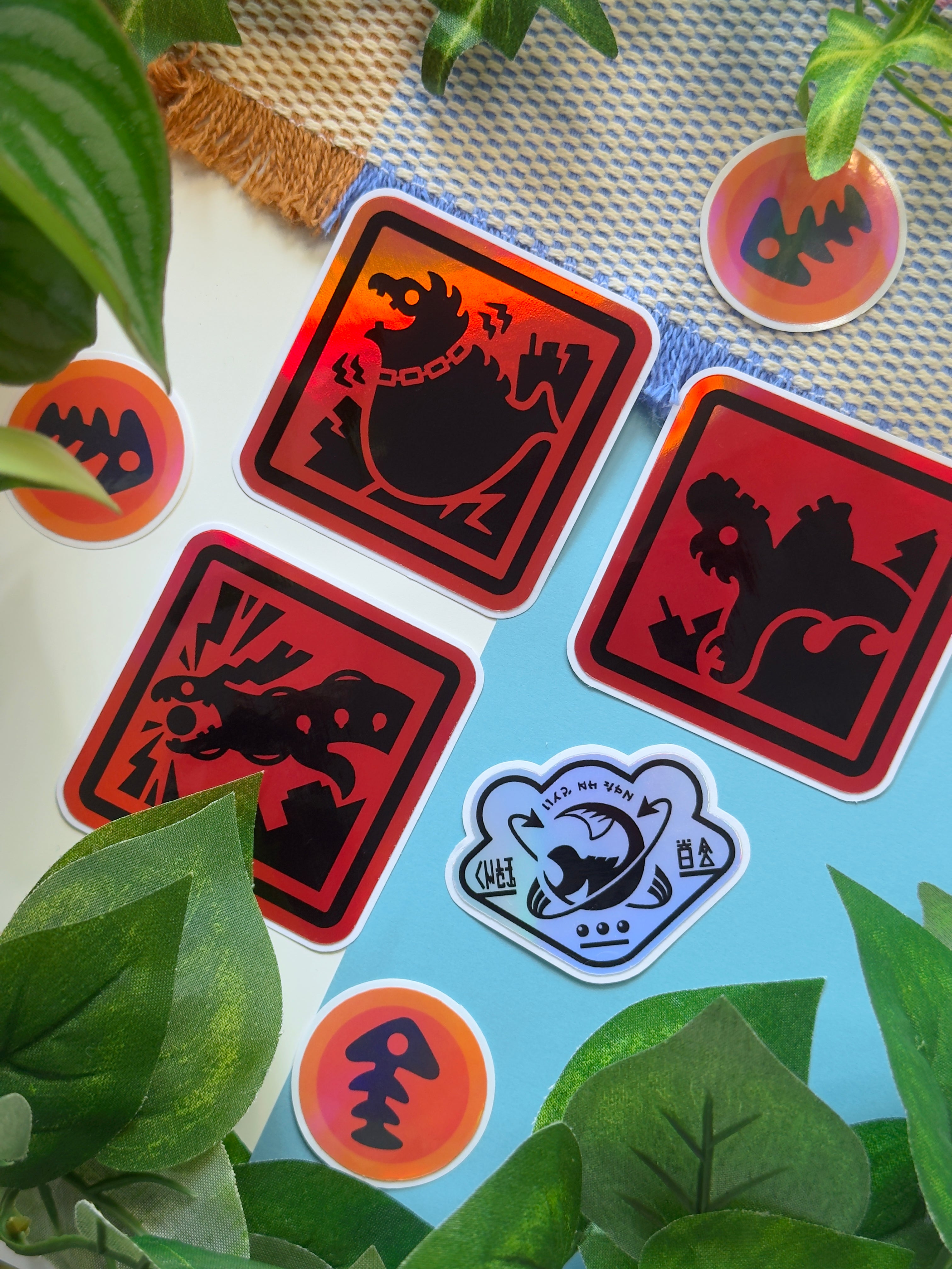 TRIUMVIRATE Hazard Signs - Sticker Pack