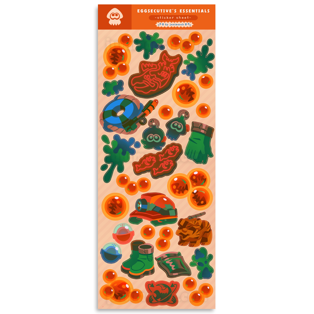 Eggsecutive's Essentials - Sticker Sheet