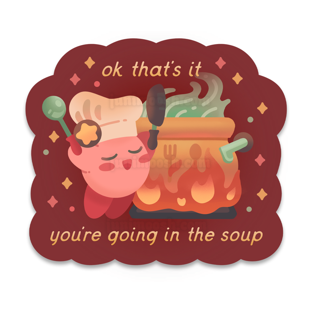 Mmm Soup! - Die Cut Sticker